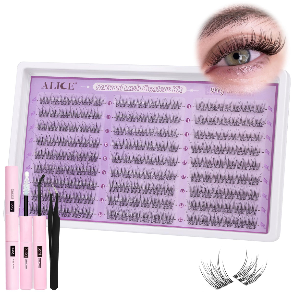 ALICE lash tray and packaging keep your routine tidy.