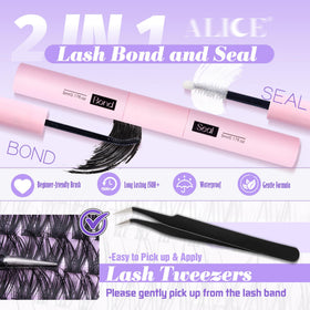 ALICE 4-7mm lash band mix blends naturally with lashes