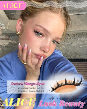 ALICE bottom lashes 5-7mm blend naturally and simplify application