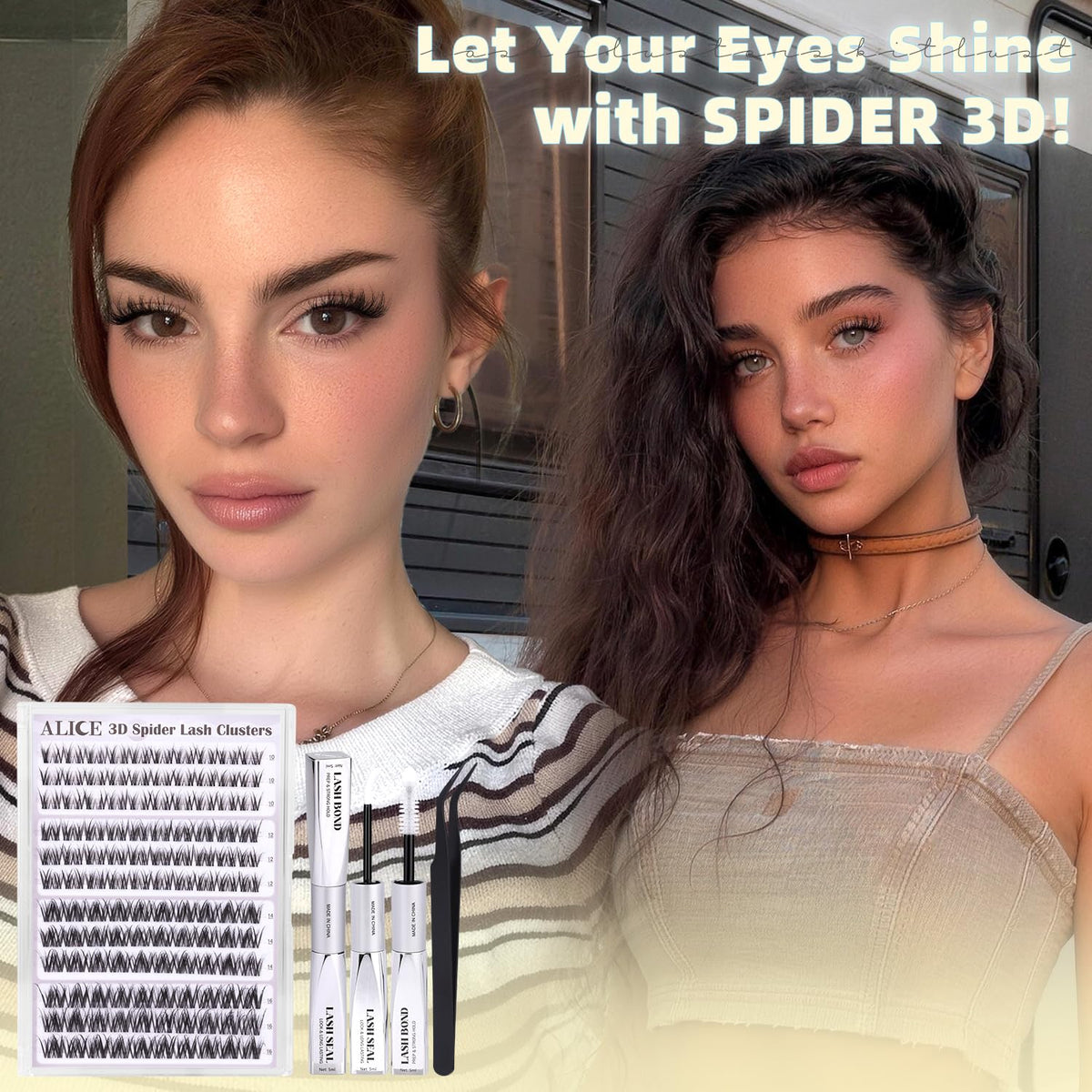 ALICE 3D volume fibers create airy, dimensional lashes
