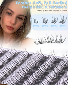 ALICE Spider Lash Clusters Kit rows 8-14mm for customizable length range.