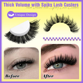 ALICE Thick Lash Clusters kit makes DIY lash application simple for beginners