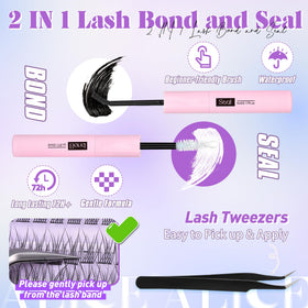 ALICE tweezers for lash application enabling precise at-home work.