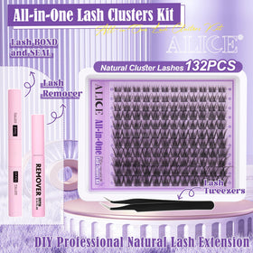 ALICE Wispy Lash Clusters Kit ultra-thin band detail for comfortable all-day wear.