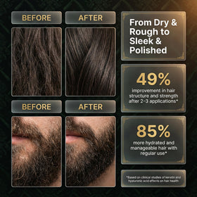 Alicemera keratin-hyaluronic-acid formula cream texture close-up, delivering smoother, softer strands