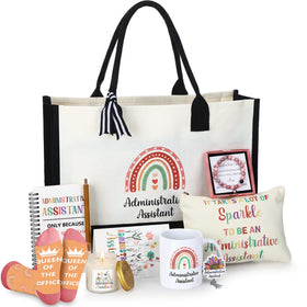 aliceset canvas tote bag for administrative assistants, durable and practical for daily errands.