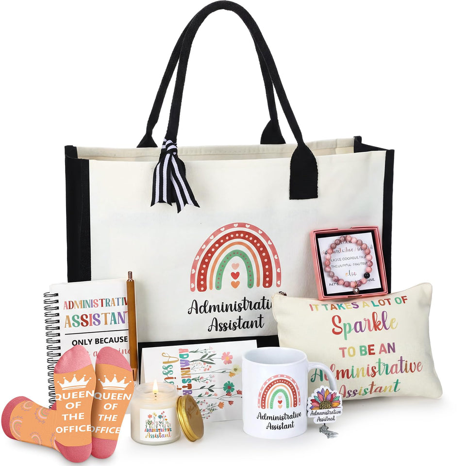 aliceset canvas tote bag for administrative assistants, durable and practical for daily errands.