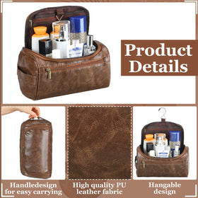 AliceSet dark brown wedding proposal bag, stylish waterproof design for travel.