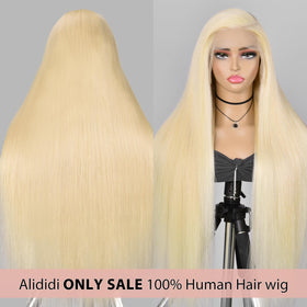 Alididi 613 lace front wig full-length blonde for versatile daily wear
