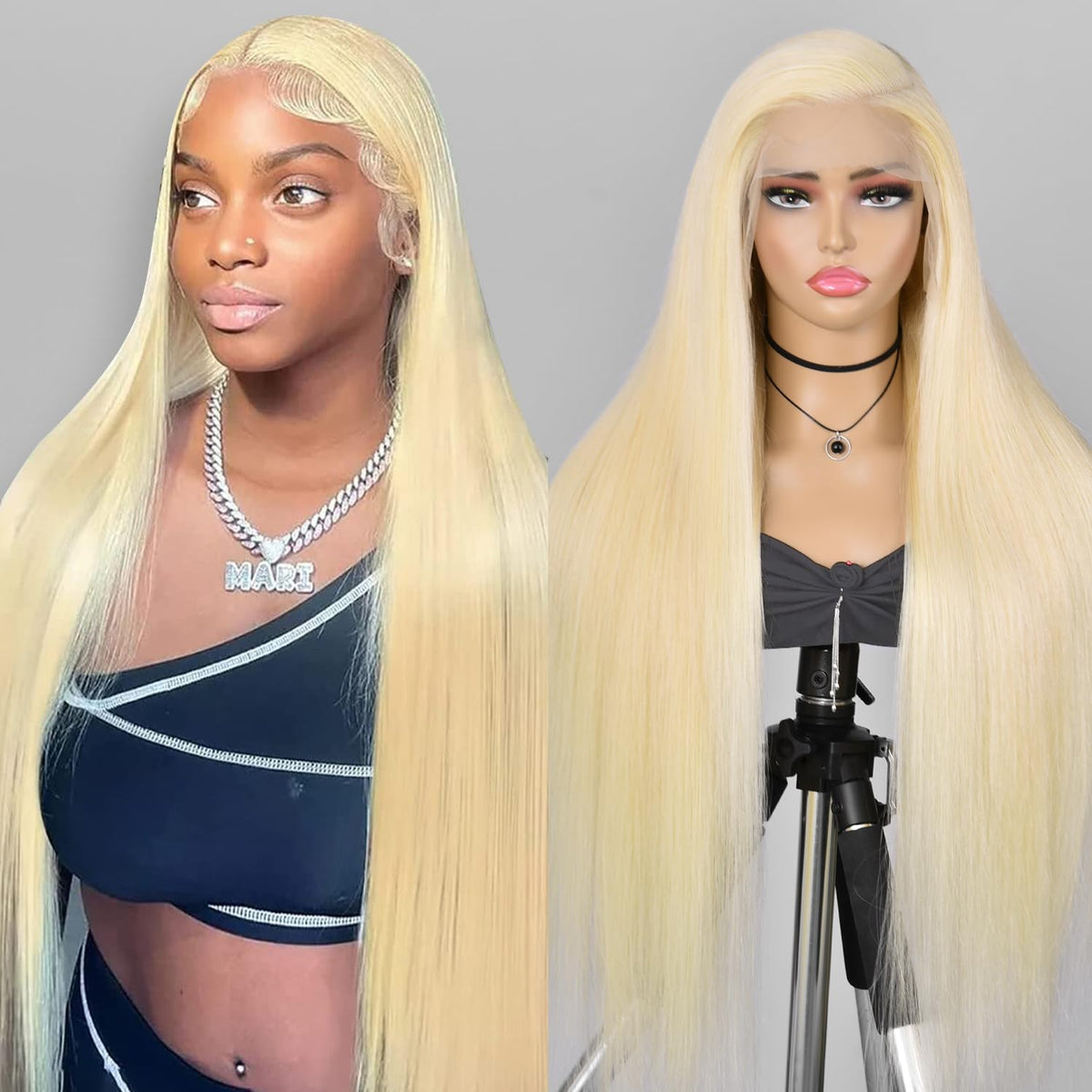 Alididi 613 lace front wig with 13x6 front area for natural parting