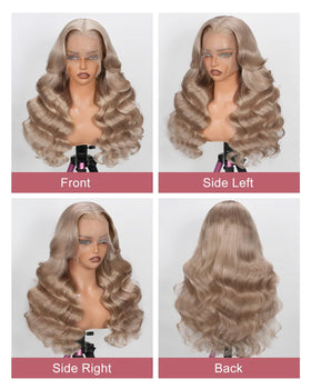 ALIDIDI MINI KNOTS ash blonde wig 200 density for fuller look and versatility