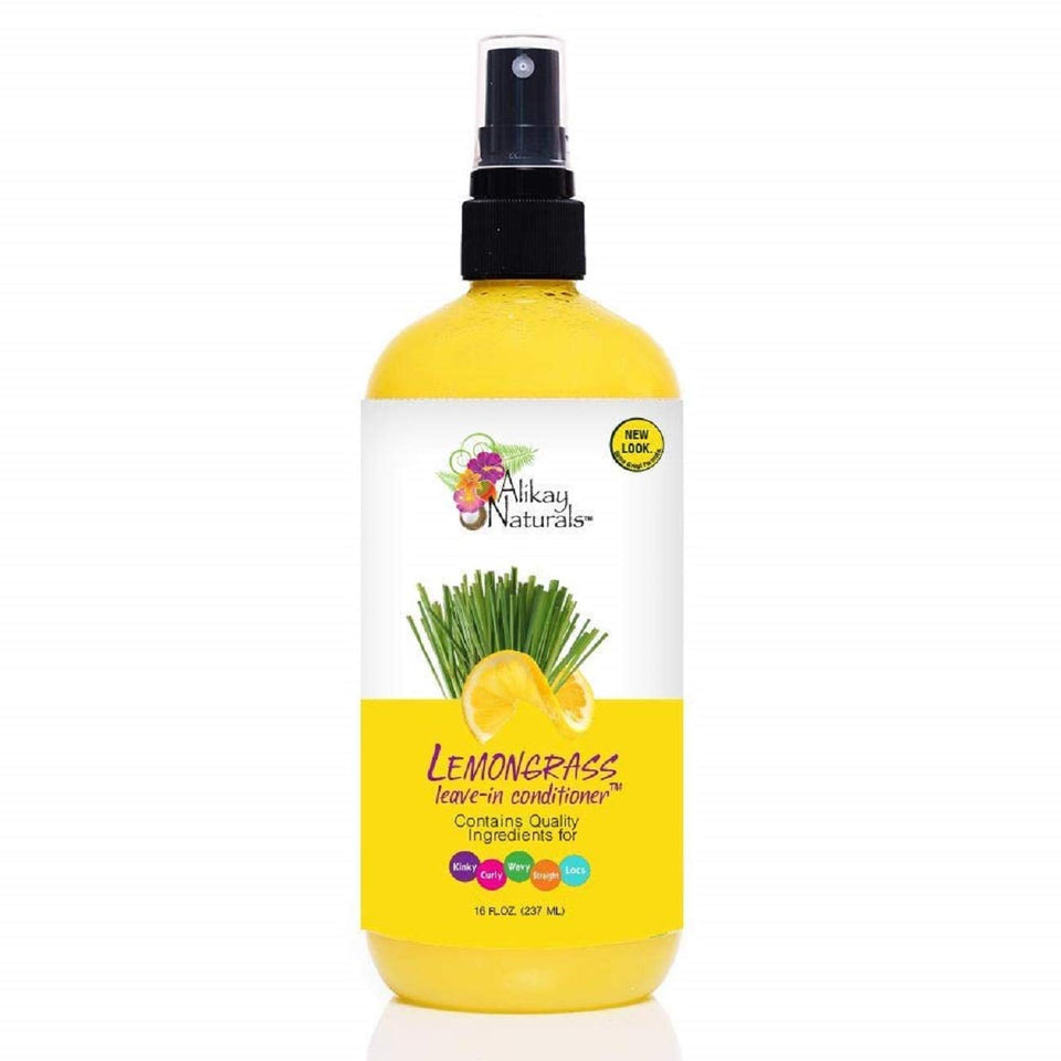 Alikay Naturals Lemongrass Leave-In Conditioner bottle for daily moisture and smoothness