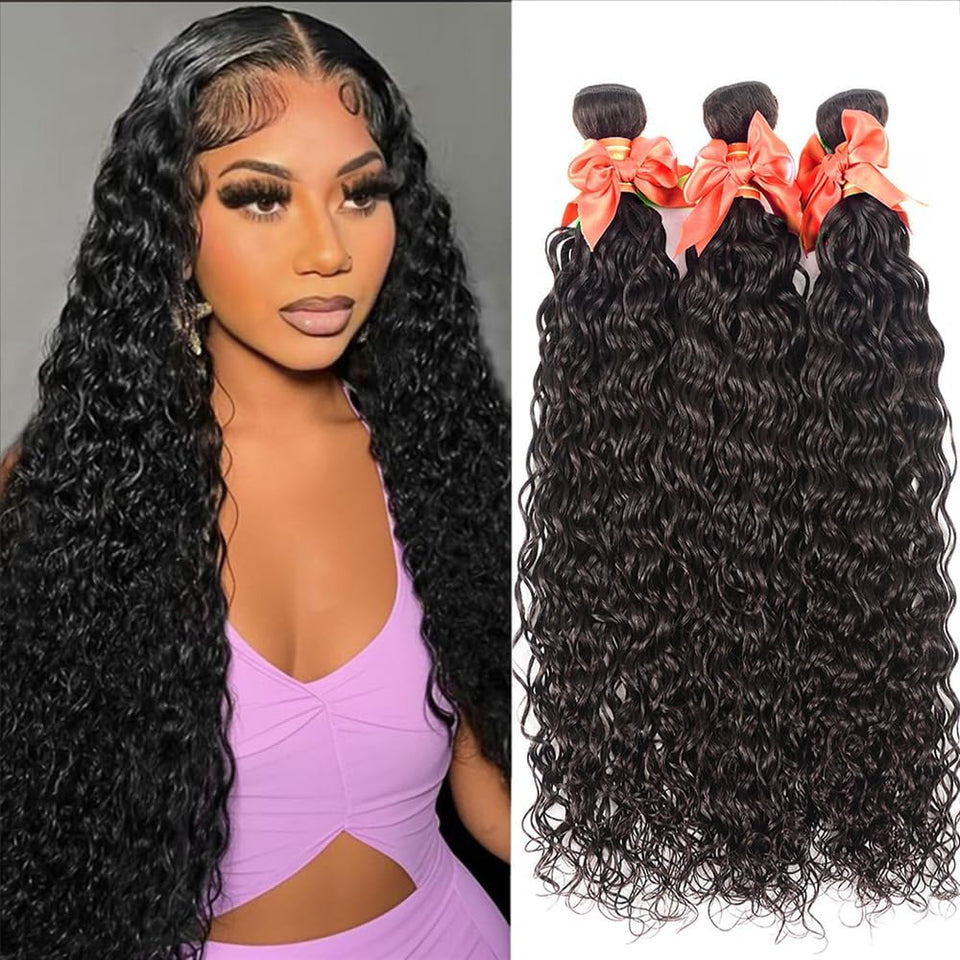 Alimog deep water wave bundles 28-inch — silky waves add natural volume for daily styles.