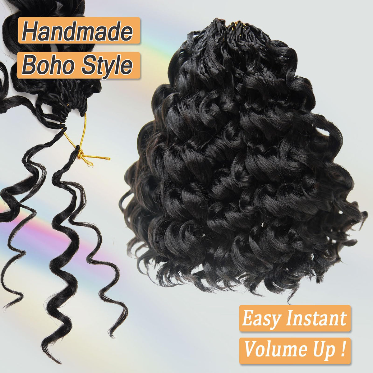 Alinyasha GoGo Curl boho style adds carefree texture