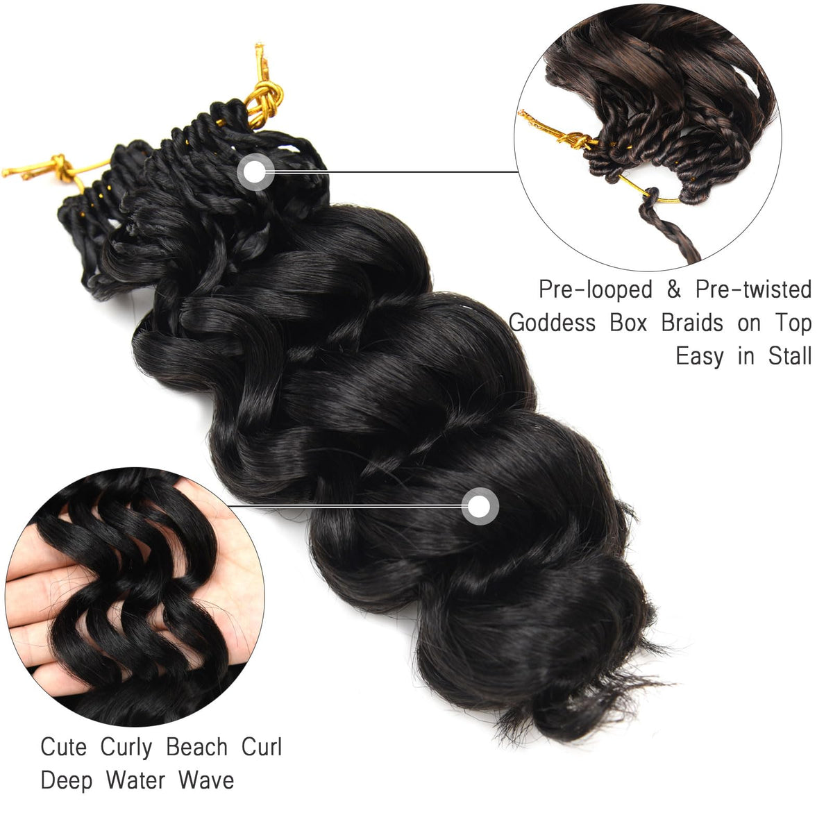 Alinyasha GoGo Curl full appearance with bohemian curls