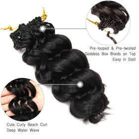 Alinyasha GoGo Curl full appearance with bohemian curls