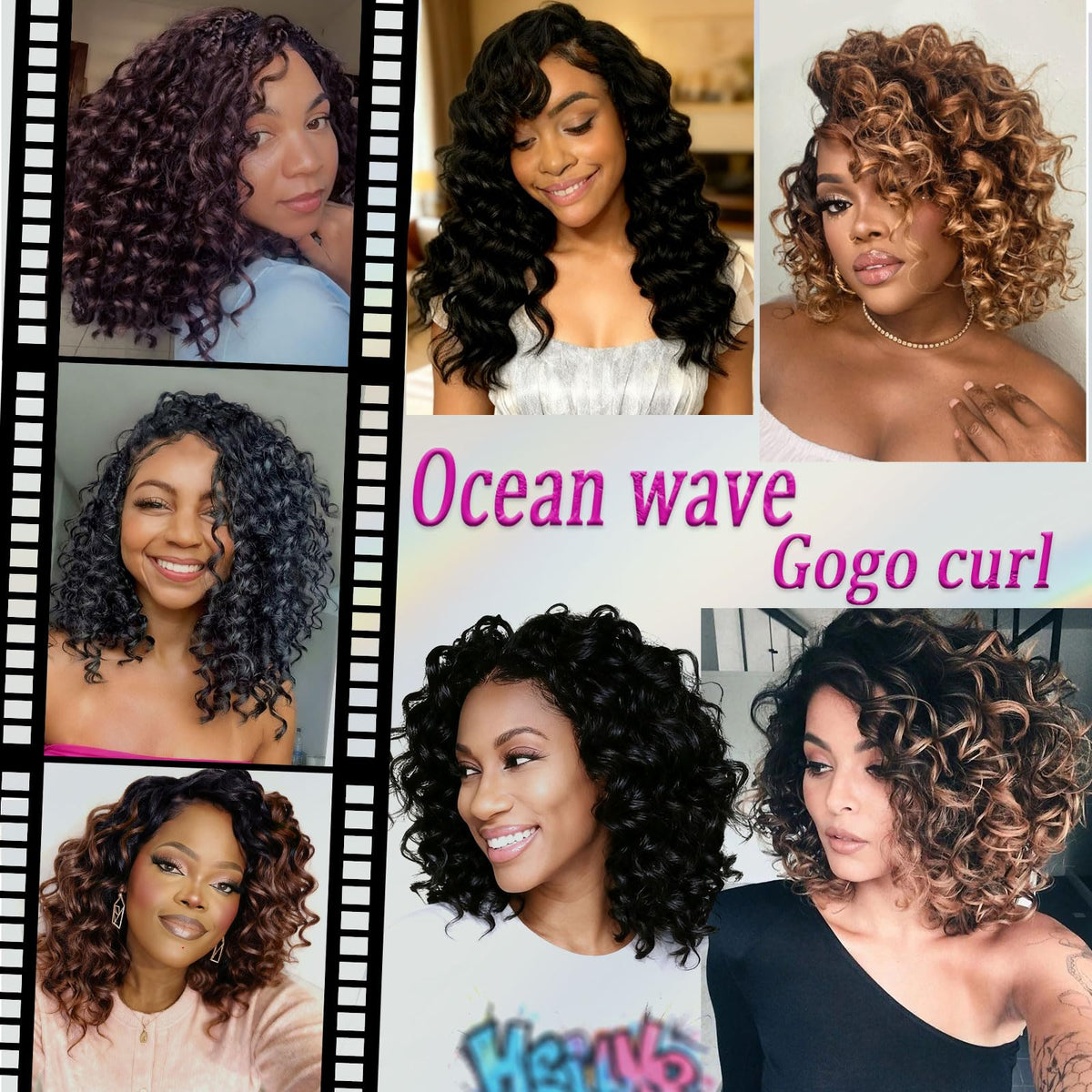 Alinyasha GoGo Curl soft touch fiber feels gentle
