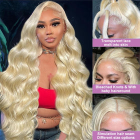 Alipeacock 200 density Brazilian hair wig for a lush, natural look.