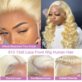 Alipeacock 613 lace front wig side part demonstrates versatile styling