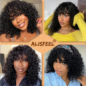 ALISFEEL bangs can be dressed for varied looks and styles.