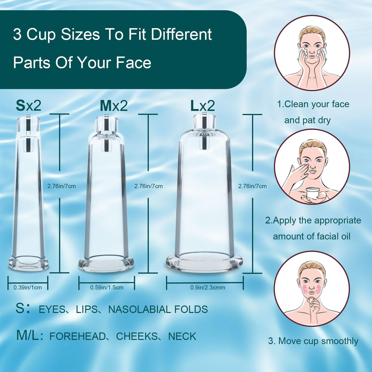 Alitake dual-cup mode being applied to skin for synchronized suction