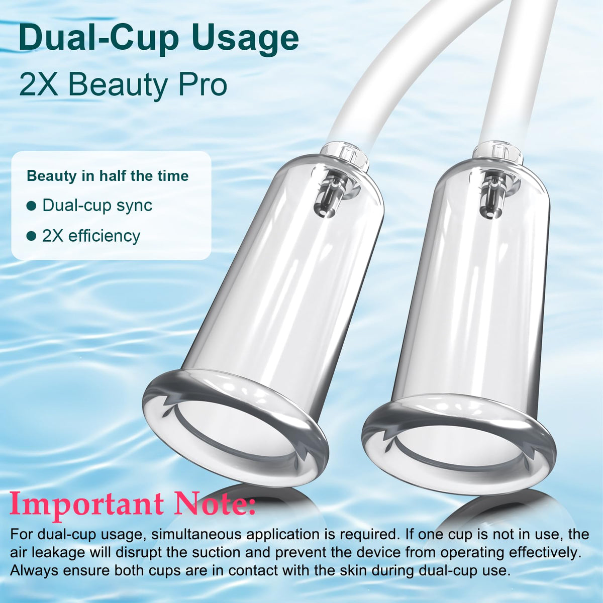 Alitake face cupping set showing long and short suction modes with 9 gears