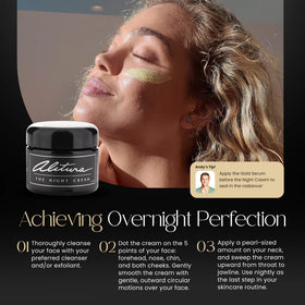 Alitura Hyaluronic Night Cream ingredients; clean, GMO-free botanical blend