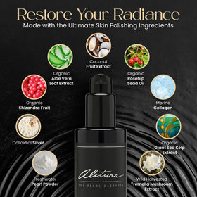 Alitura Pearl Facial Cleanser sea kelp calming properties