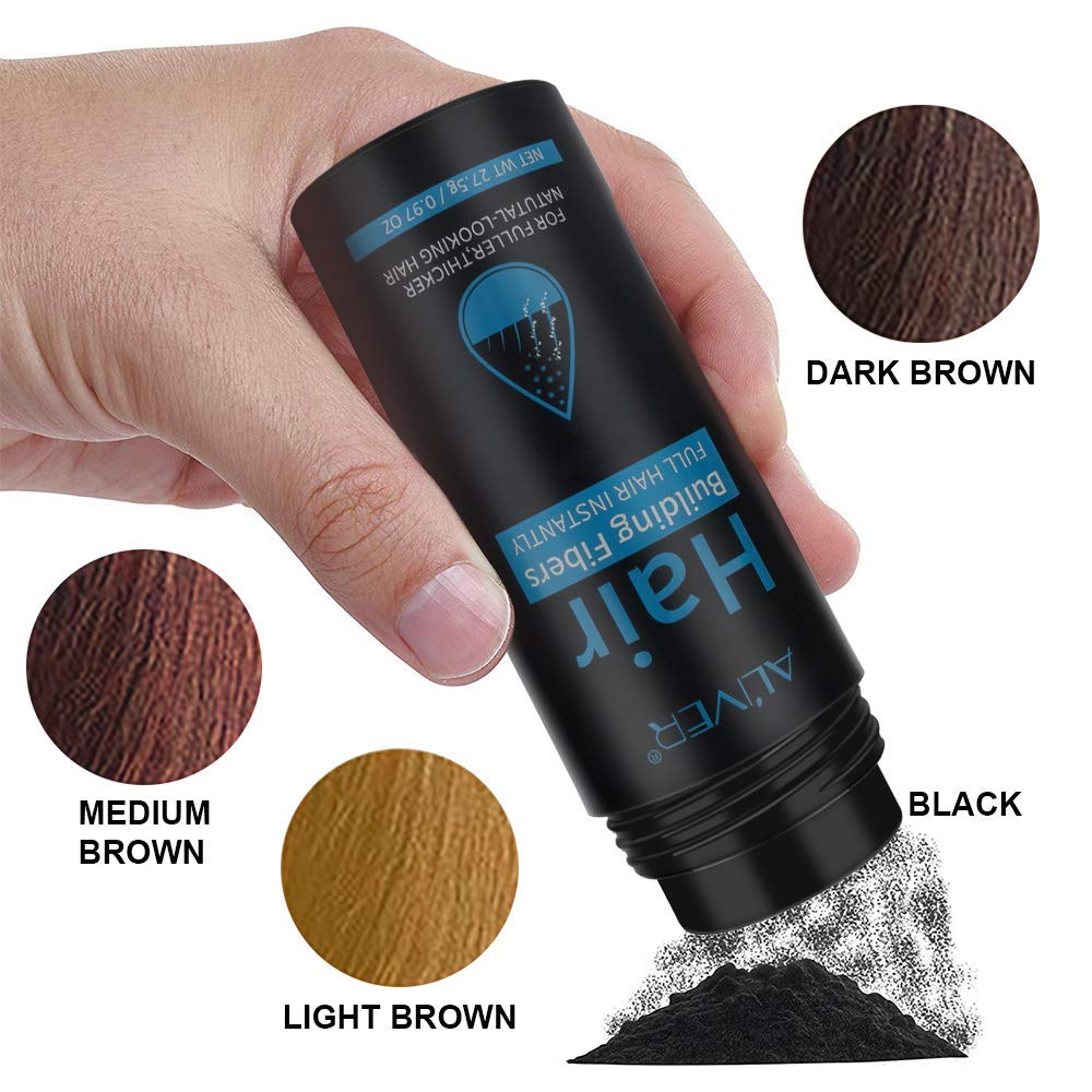 ALIVER fibers create visible volume in a before-and-after look.