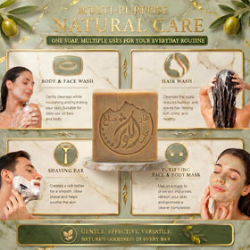 ALKAWTHAR laurel oil blend close-up emphasizes rich oil ratio for nourishing skin.