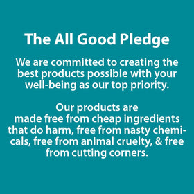 All Good includes argan oil and calendula for soothing skin