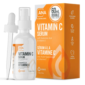 All Natural Advice Vitamin C Serum bottle with UV-shielding glass protecting potency against oxidation