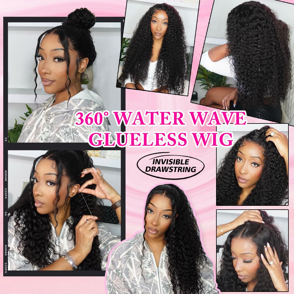 Allboom skinlike HD lace 360 wig blends with skin tone