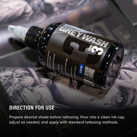 Allegory Greywash Level 4 bottle delivers bold tonal range.