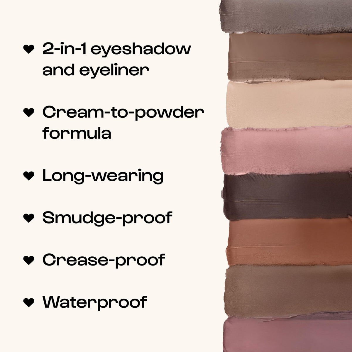 ALLEYOOP 11th Hour 2-in-1 eyeshadow liner, precise and crease-free