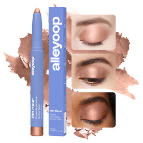 ALLEYOOP 11th Hour creamy-to-powder finish swatch highlighting versatile shade options