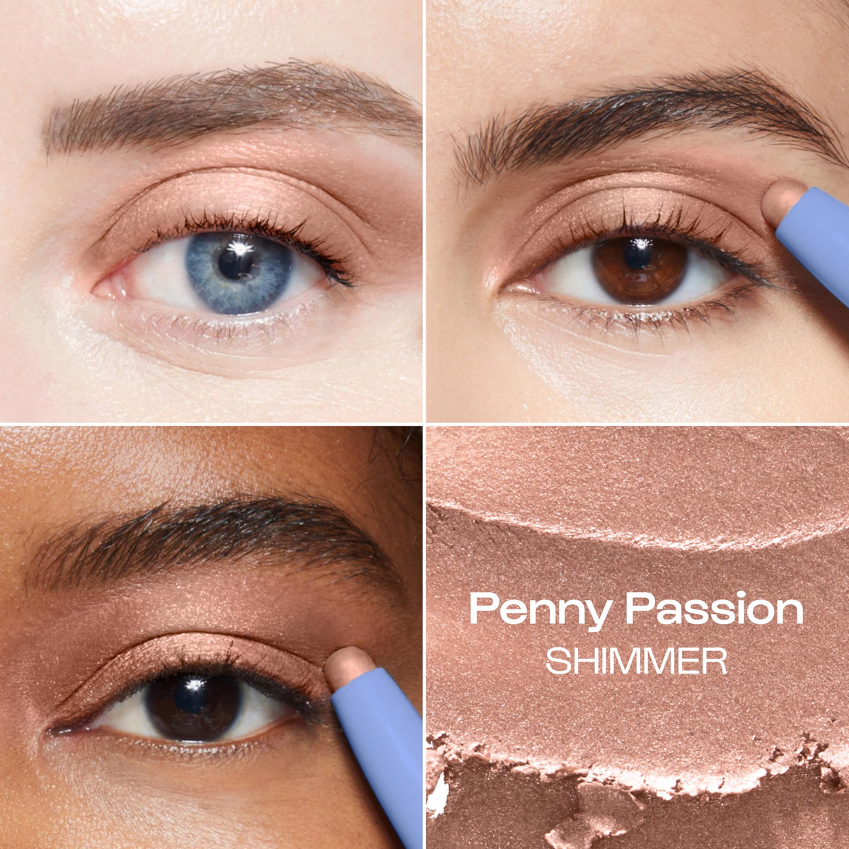 ALLEYOOP 11th Hour crease-proof waterproof shimmer on eyes demonstrating long-lasting wear