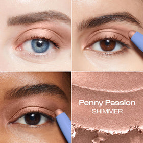 ALLEYOOP 11th Hour crease-proof waterproof shimmer on eyes demonstrating long-lasting wear