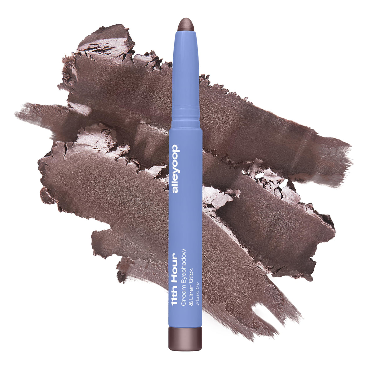 ALLEYOOP 11th Hour waterproof cream eyeshadow stick swatch highlighting long-lasting shimmer