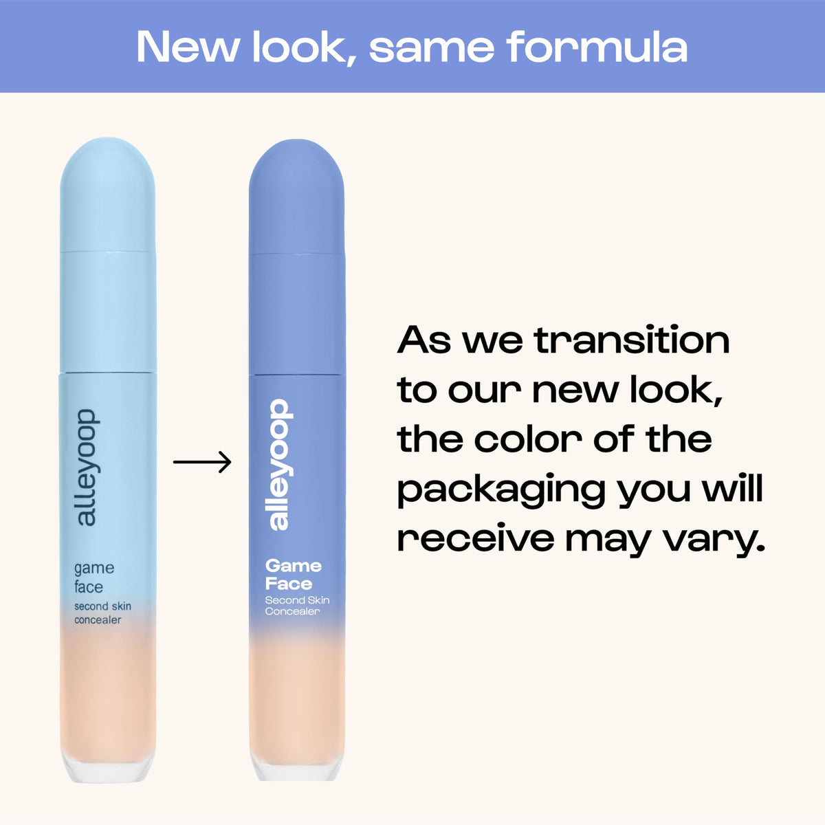ALLEYOOP Game Face Concealer finish under bright light softens fine lines.