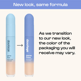 ALLEYOOP Game Face Concealer finish under bright light softens fine lines.