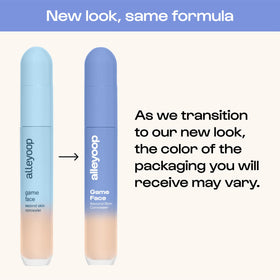 ALLEYOOP Game Face close-up demonstrates buildable coverage without creasing.