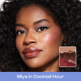 ALLEYOOP Stack The Odds blush swatches show creamy, blendable color for natural warmth.
