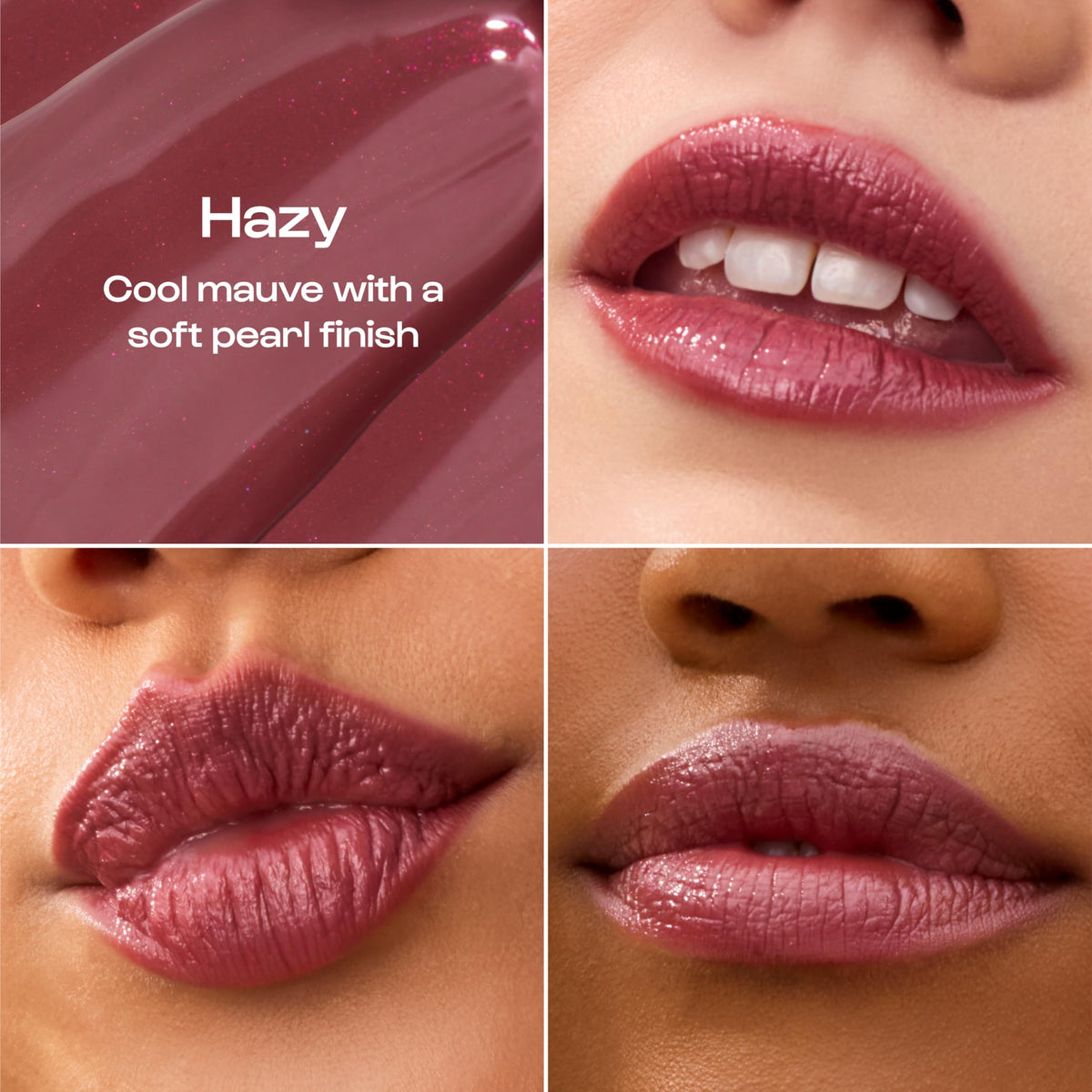 ALLEYOOP Sun Serum Lip Oil SPF 40 Whirlwind swatch with vibrant color and sun protection.