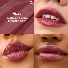 ALLEYOOP Sun Serum Lip Oil SPF 40 Whirlwind swatch with vibrant color and sun protection.