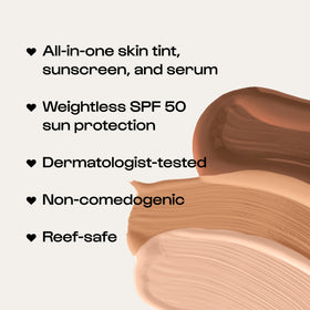 Applying sunscreen with easy-to-use pump for quick morning routine.