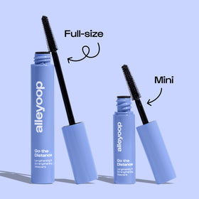 ALLEYOOP Tubing Mascara Brown vegan-cruelty-free – clean formula suitable for sensitive eyes.