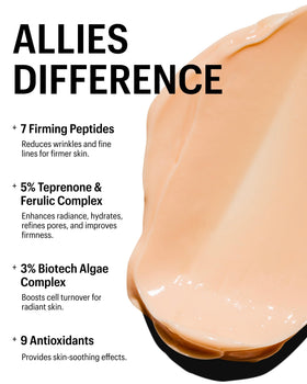 Allies of Skin cruelty-free seal close-up reassures ethical skincare.