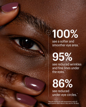 Packaging front of Allies of Skin eye cream highlighting cruelty-free and dermatologist-tested