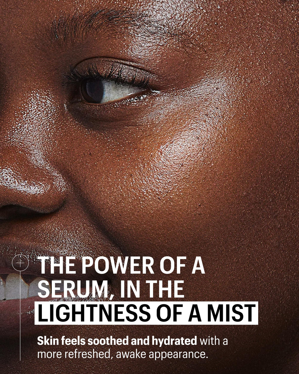 Allies of Skin Probiotic Face Mist being sprayed on the face for refreshment.